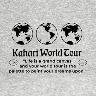 Kahari World Tour Black T-Shirt